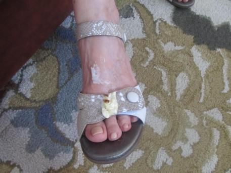 JoAnn's frosted toes